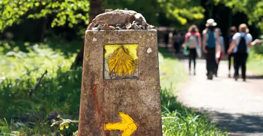 st james sign shells marks for pilgrims 