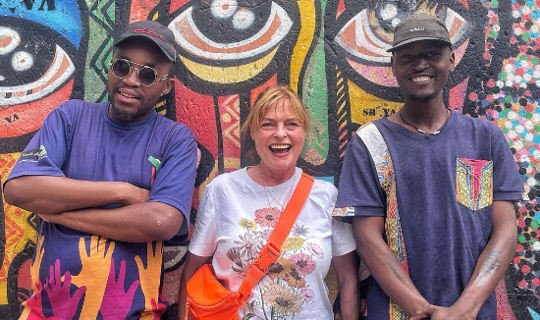 Janet in Soweto 