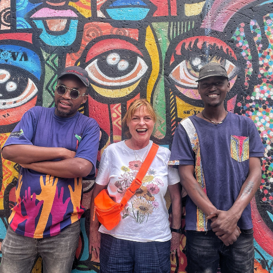 Janet in Soweto 