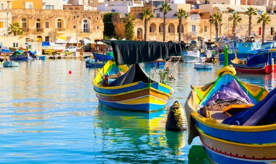 Boats in Malta